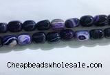 CNG8313 15.5 inches 15*20mm nuggets striped agate beads wholesale