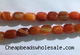 CNG8314 15.5 inches 15*20mm nuggets striped agate beads wholesale