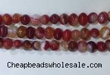 CNG8346 15.5 inches 10*12mm nuggets striped agate beads wholesale