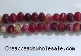 CNG8382 15.5 inches 12*16mm nuggets striped agate beads wholesale