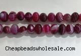 CNG8383 15.5 inches 12*16mm nuggets striped agate beads wholesale