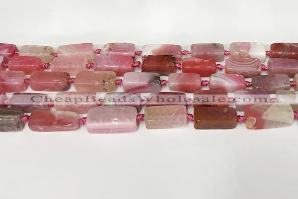 CNG8395 15.5 inches 8*18mm - 10*25mm freeform agate beads