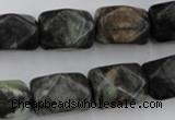 CNG840 15.5 inches 13*18mm faceted nuggets picasso jasper beads