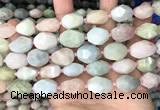 CNG8517 15.5 inches 13*17mm - 15*20mm faceted nuggets morganite beads