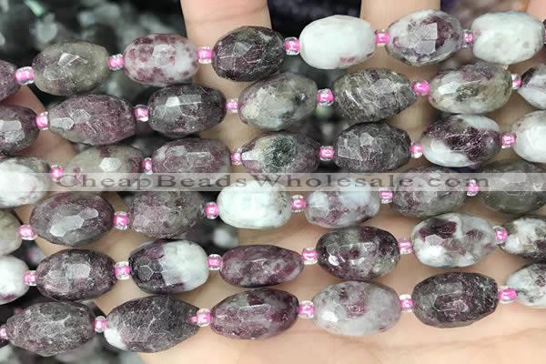 CNG8536 15.5 inches 9*14mm - 10*18mm faceted nuggets tourmaline beads