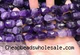 CNG8581 13*18mm - 15*20mm faceted nuggets amethyst beads