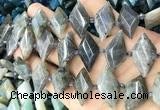 CNG8646 13*20mm - 15*25mm faceted freeform labradorite beads