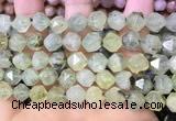 CNG8730 15.5 inches 10mm faceted nuggets prehnite gemstone beads