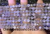 CNG8746 15.5 inches 6mm faceted nuggets grey moonstone beads