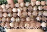 CNG8755 15.5 inches 12mm faceted nuggets moonstone beads wholesale