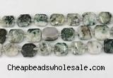 CNG8820 15.5 inches 16mm - 20mm faceted freeform jade beads