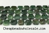 CNG8823 15.5 inches 16mm - 20mm faceted freeform african jade beads