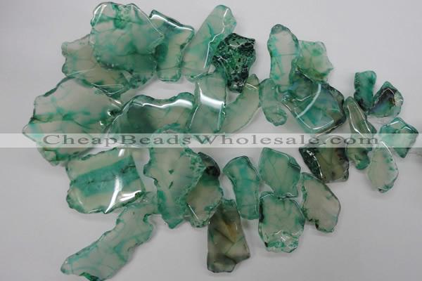 CNG8956 15.5 inches 15*20mm – 25*48mm freeform dyed agate beads