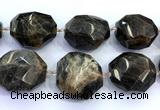 CNG8982 15 inches 30*35mm - 40*50mm faceted nuggets sunstone beads