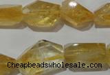 CNG902 15.5 inches 13*18mm – 15*25mm faceted nuggets citrine beads