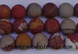 CNJ302 15.5 inches 8mm round matte noreena jasper beads wholesale