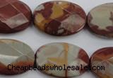 CNJ52 15.5 inches 20*30mm faceted oval noreena jasper beads