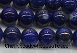 CNL1002 15.5 inches 8mm round A grade natural lapis lazuli beads