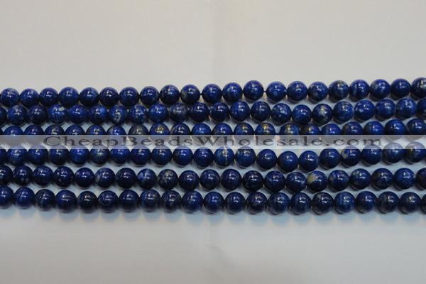 CNL1051 15.5 inches 7.5mm - 8mm round B+ grade natural lapis lazuli beads