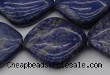 CNL1137 15.5 inches 25*25mm diamond lapis lazuli gemstone beads