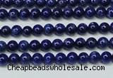 CNL1251 15.5 inches 4mm round natural lapis lazuli beads