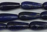 CNL1513 15.5 inches 10*30mm teardrop lapis lazuli beads wholesale