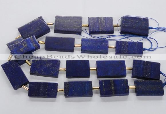 CNL1520 15.5 inches 20*30mm - 25*35mm rectangle lapis lazuli beads