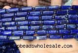 CNL1685 15.5 inches 4mm round & 6*12mm - 6*14mm tube lapis lazuli beads