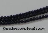 CNL201 15.5 inches 3mm round natural lapis lazuli beads wholesale