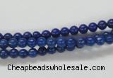 CNL203 15.5 inches 4mm round natural lapis lazuli beads wholesale