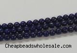 CNL204 15.5 inches 4mm round natural lapis lazuli beads wholesale