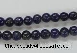 CNL206 15.5 inches 6mm round natural lapis lazuli beads wholesale