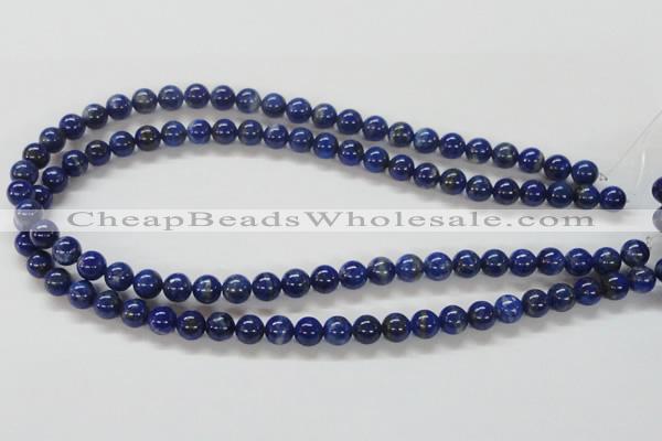 CNL210 15.5 inches 8mm round natural lapis lazuli beads wholesale