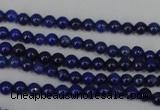 CNL400 15.5 inches 3mm round natural lapis lazuli gemstone beads