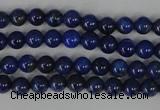 CNL401 15.5 inches 4mm round natural lapis lazuli gemstone beads