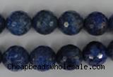 CNL416 15.5 inches 12mm faceted round natural lapis lazuli gemstone beads