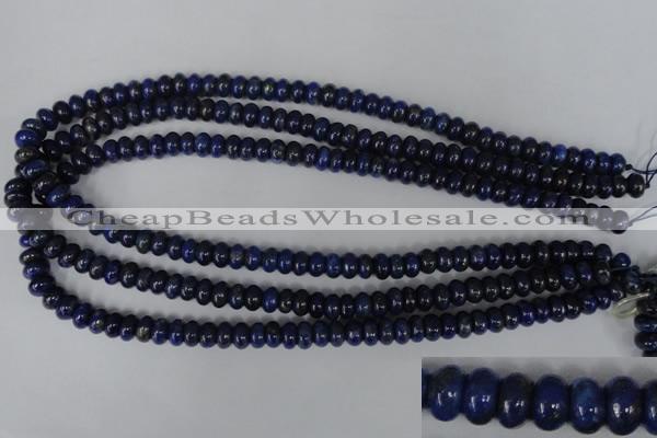 CNL422 15.5 inches 5*8mm rondelle natural lapis lazuli gemstone beads