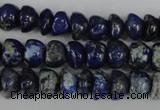 CNL436 15.5 inches 7*9mm bread natural lapis lazuli gemstone beads