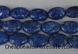 CNL480 15.5 inches 9*13mm oval natural lapis lazuli gemstone beads