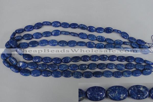 CNL480 15.5 inches 9*13mm oval natural lapis lazuli gemstone beads