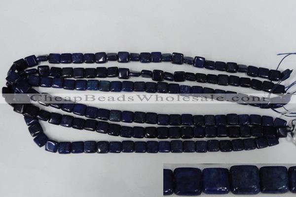 CNL510 15.5 inches 8*8mm square natural lapis lazuli gemstone beads