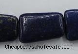 CNL675 15.5 inches 20*30mm trapezoid natural lapis lazuli beads