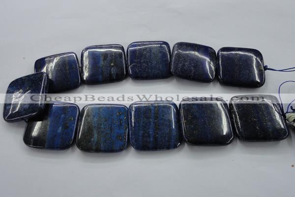 CNL685 15.5 inches 40*40mm square natural lapis lazuli beads