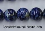 CNL718 15.5 inches 16mm round natural lapis lazuli gemstone beads