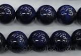 CNL855 15.5 inches 14mm round natural lapis lazuli gemstone beads