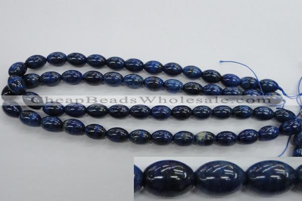 CNL895 15.5 inches 10*14mm rice natural lapis lazuli gemstone beads