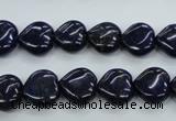 CNL932 15.5 inches 12*12mm heart natural lapis lazuli gemstone beads