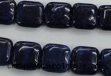 CNL963 15.5 inches 14*14mm square natural lapis lazuli gemstone beads