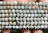 CNS301 15.5 inches 6mm round natural serpentine jasper beads