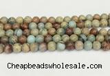 CNS332 15.5 inches 8mm round serpentine jasper beads wholesale